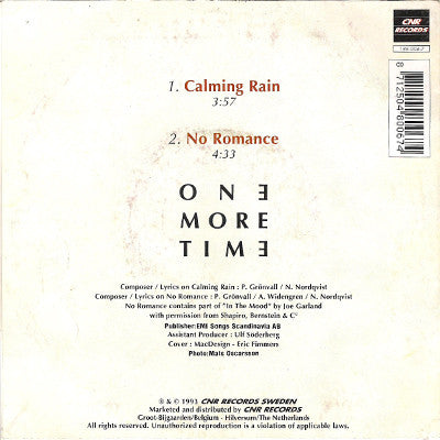 One More Time : Calming Rain (7", Single)
