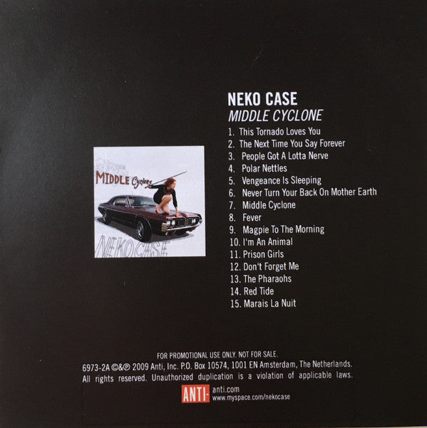 Neko Case : Middle Cyclone (CDr, Album, Copy Prot., Promo)