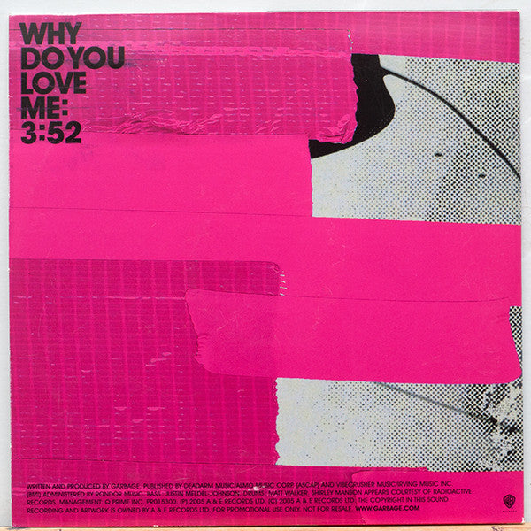 Garbage : Why Do You Love Me (CD, Single, Promo)