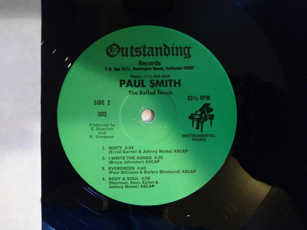 Paul Smith (5) : The Ballad Touch (LP)