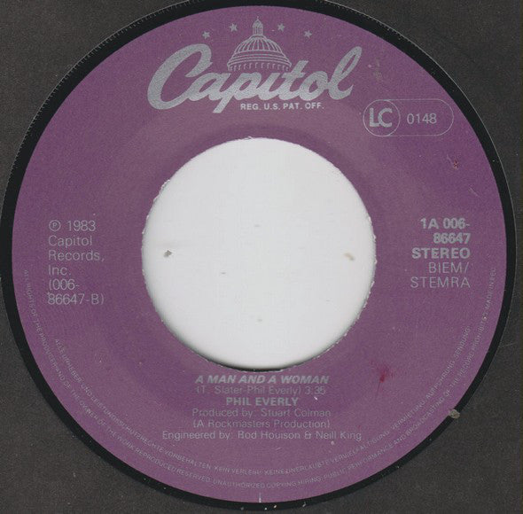 Phil Everly & Cliff Richard : She Means Nothing To Me (7", Single)