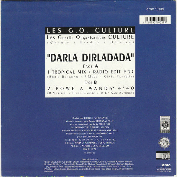 Les G.O. Culture : Darla Dirladada (7", Single)