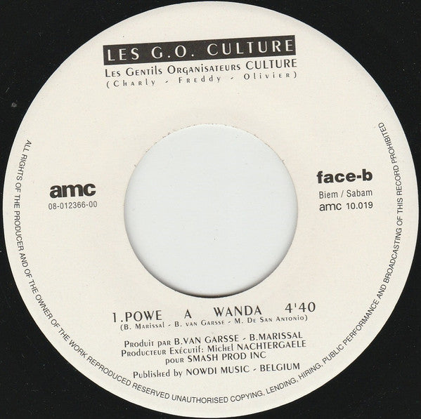 Les G.O. Culture : Darla Dirladada (7", Single)