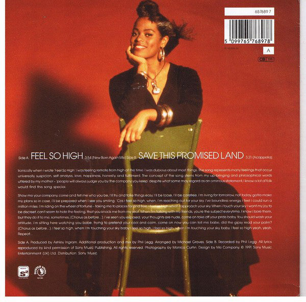 Des'ree : Feel So High (7", Single, Lar)