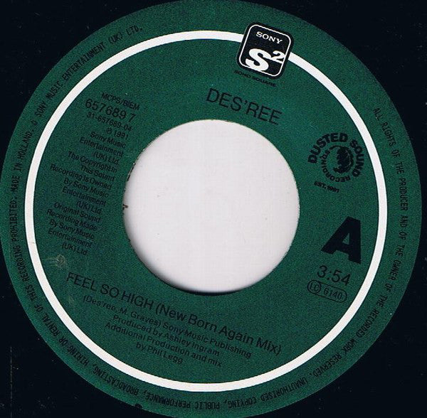 Des'ree : Feel So High (7", Single, Lar)