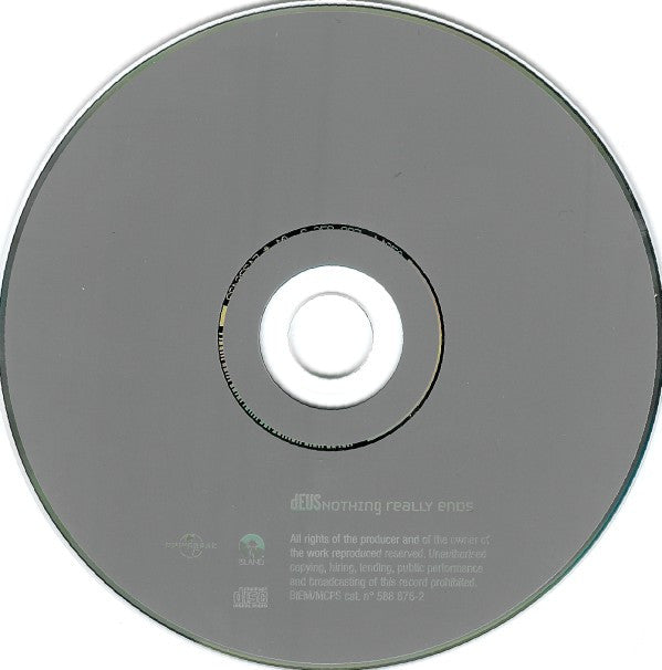 dEUS : Nothing Really Ends (CD, Maxi)