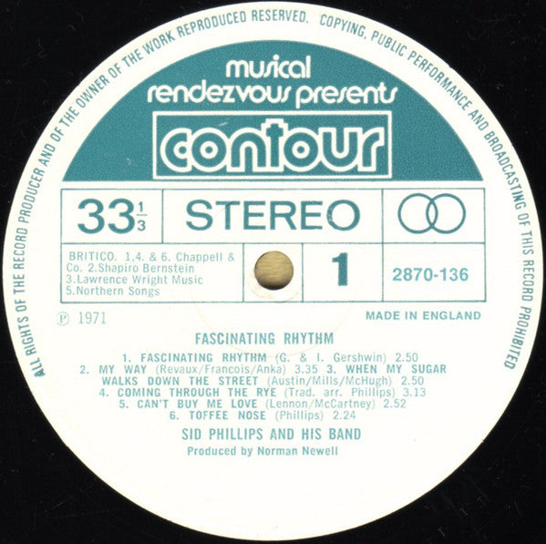 Sid Phillips Band : Fascinating Rhythm (LP)