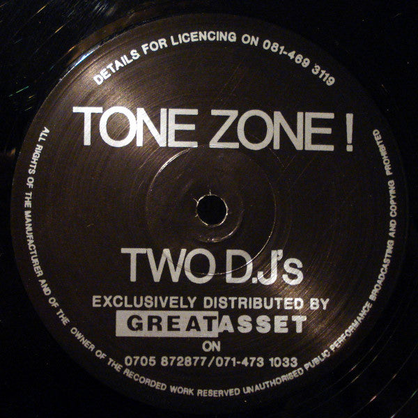 Two D.J's : Tone Zone ! (12")