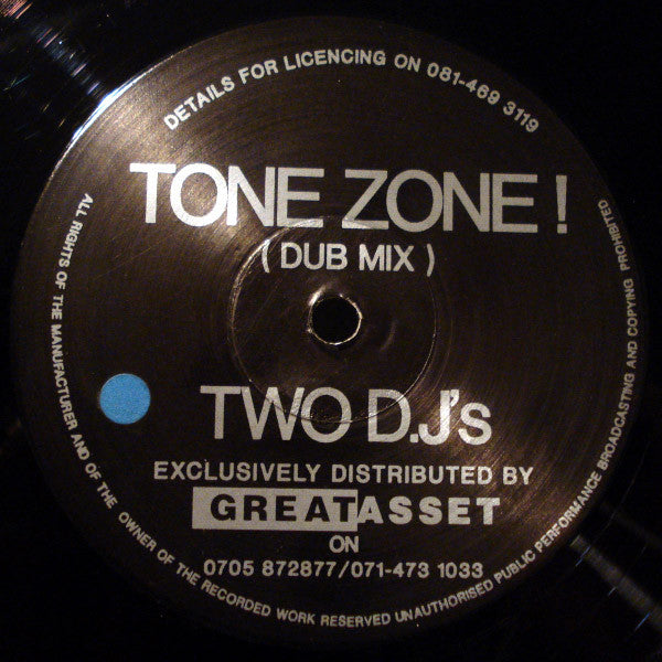 Two D.J's : Tone Zone ! (12")