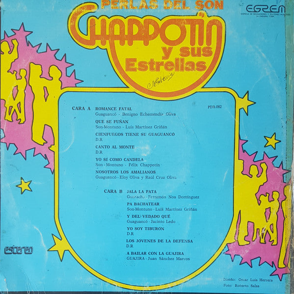 Chappottin Y Sus Estrellas : Perlas Del Son (LP, Album)