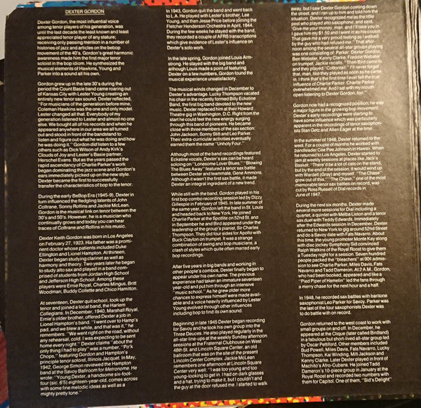Dexter Gordon : Dexter Gordon (2xLP, Comp, Gat)