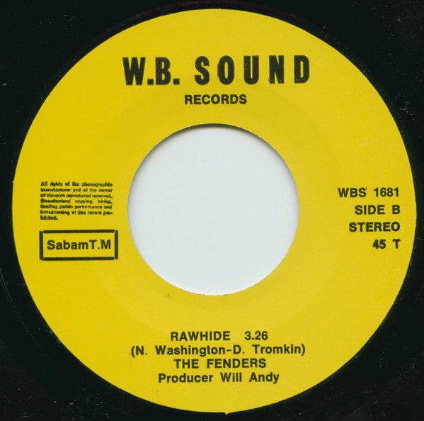 The Fenders (3) : The Place Where I Belong (7", Single)