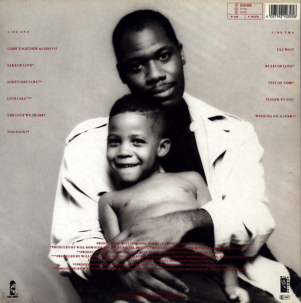 Will Downing : Come Together As One (LP, Album)