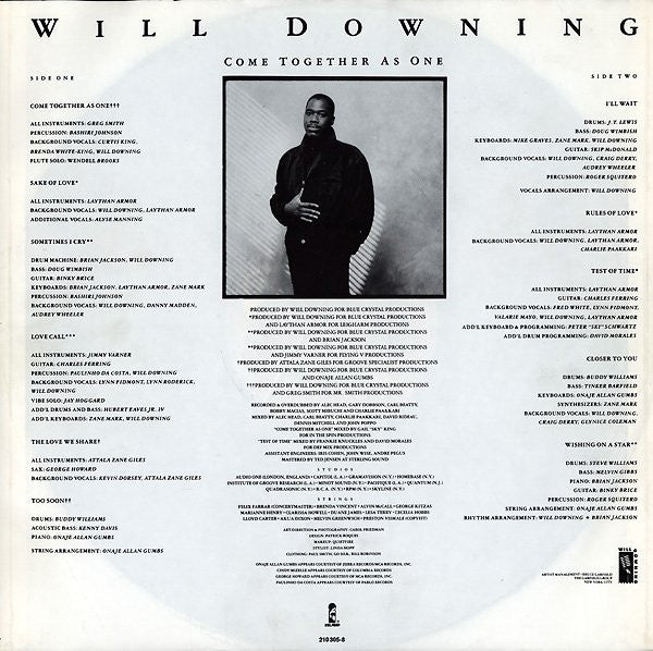 Will Downing : Come Together As One (LP, Album)