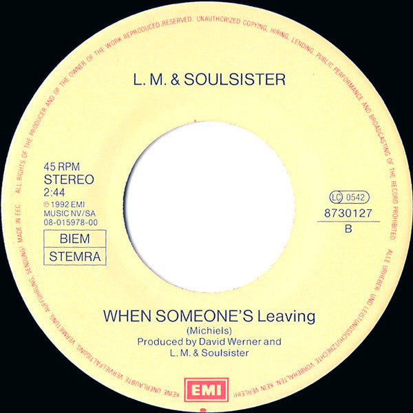 Soulsister : Promises (7", Single)