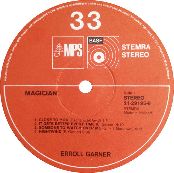 Erroll Garner : Magician (LP, Album)