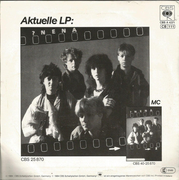 Nena : Lass Mich Dein Pirat Sein (7", Single)