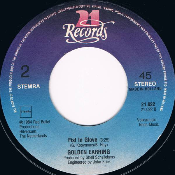 Golden Earring : Clear Night Moonlight (7", Single)