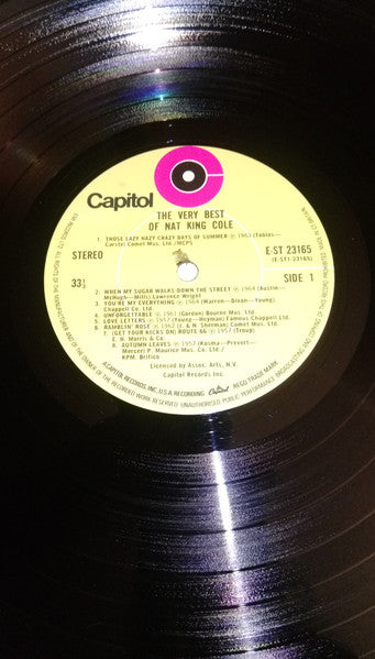 Nat King Cole : The Very Best Of Nat King Cole (LP, Comp, Lim)