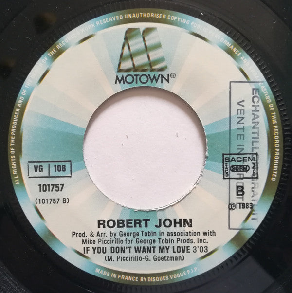 Robert John : Bread And Butter (7", Single)