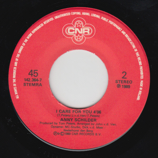 Anny Schilder : You Are My Hero (7", Single)