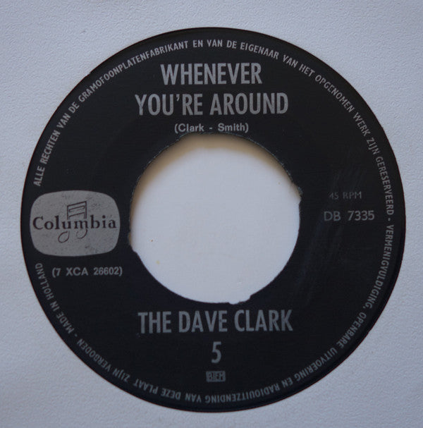 The Dave Clark Five : Thinking Of You Baby (7", Single)