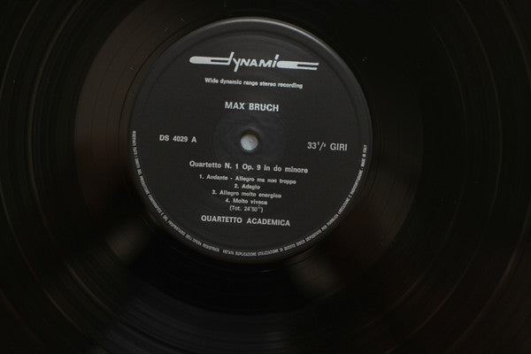 Max Bruch, Cvartetul Academica : Quartetti Per Archi N.1-2 (LP, Gat)
