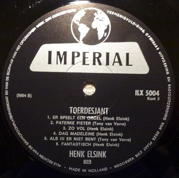 Henk Elsink : Toerdesjant (LP, Album)