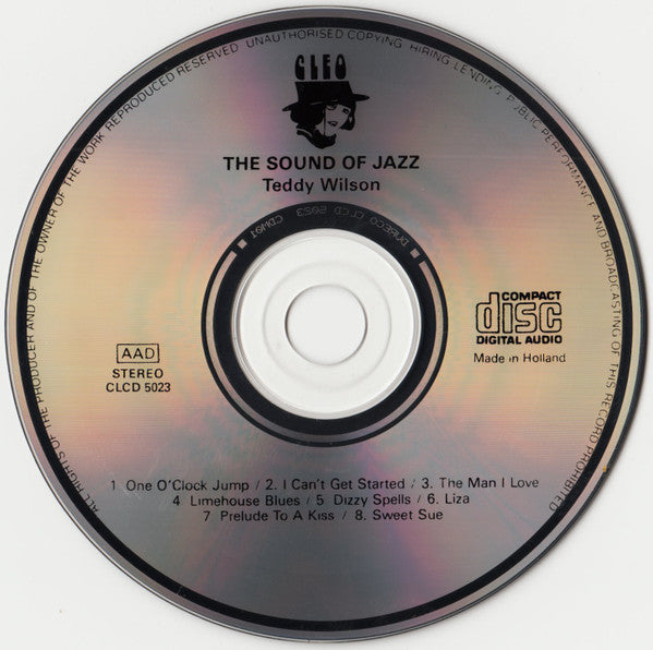 Teddy Wilson : The Sound Of Jazz (CD)