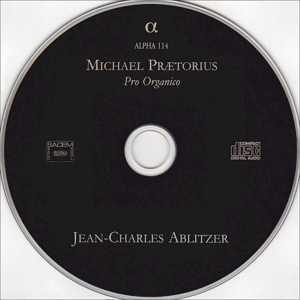 Michael Praetorius - Jean-Charles Ablitzer : Pro Organico (CD, Album)