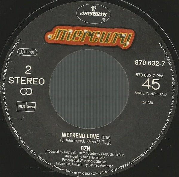 BZN : La Primavera (7", Single)