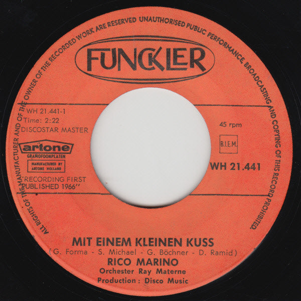 Rico Marino : Mit Einem Kleinen Kuss / Wie Wir Beide (7", Single)