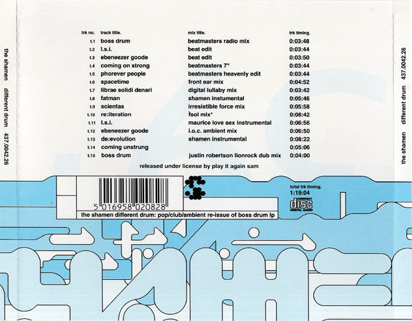 The Shamen : Different Drum (CD, Album)