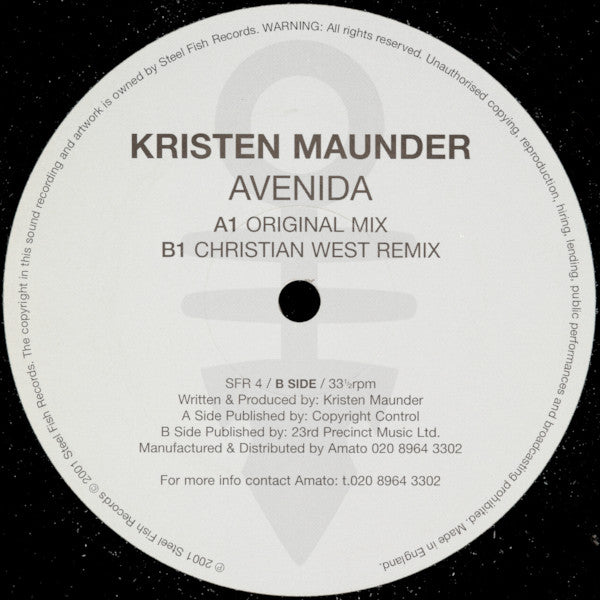 Kristen Maunder : Avenida (12")