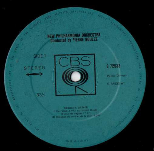 Pierre Boulez Conducts Claude Debussy : La Mer - L'Après Midi D'Un Faune - Jeux (LP, Album)