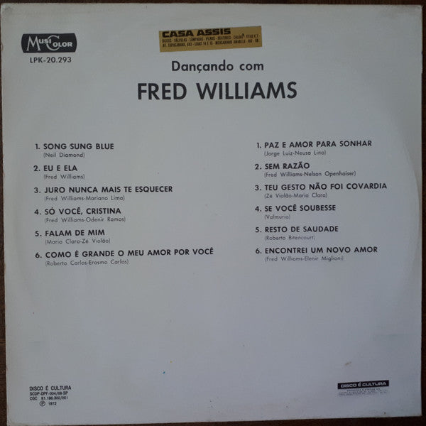 Fred Williams (17) : Dançando Com Fred Williams (LP, Album)