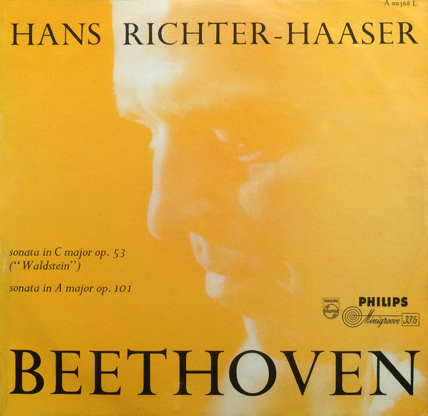 Hans Richter-Haaser, Ludwig van Beethoven : Sonata In C Major Op.53 ("Waldstein") - Sonata In A Major Op.101 (LP, Album, Mono)