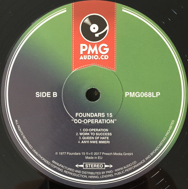 Founders 15 : Co-Operation (LP, Album, RE)