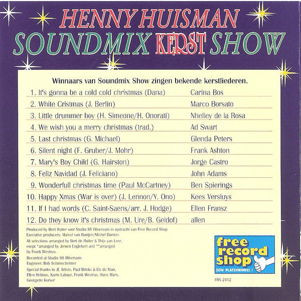 Various : Henny Huisman Soundmix Kerst Show (CD, Album)