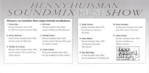 Various : Henny Huisman Soundmix Kerst Show (CD, Album)