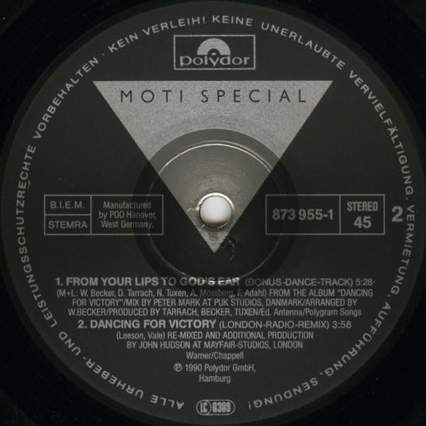 Moti Special : Dancing For Victory (12", Maxi)