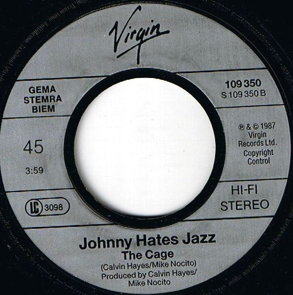 Johnny Hates Jazz : I Don't Want To Be A Hero (7", Single)