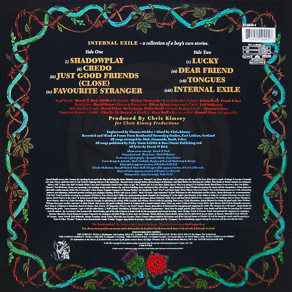 Fish : Internal Exile (LP, Album)