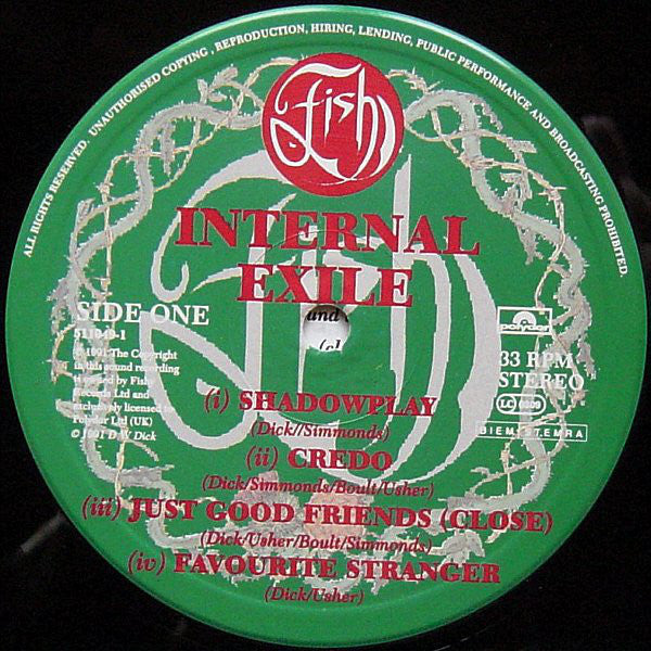 Fish : Internal Exile (LP, Album)