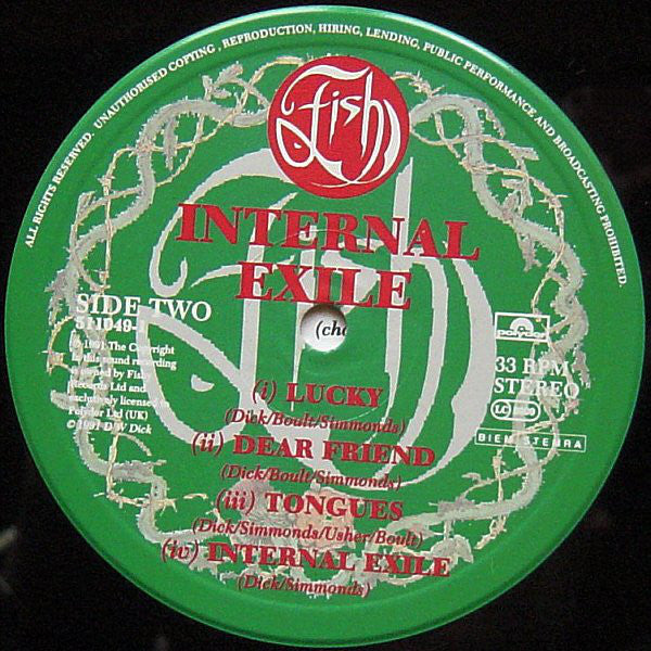 Fish : Internal Exile (LP, Album)