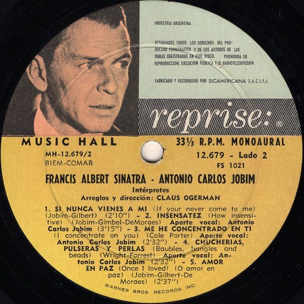 Frank Sinatra - Antonio Carlos Jobim : Francis Albert Sinatra - Antonio Carlos Jobim, Intérpretes (LP, Album)