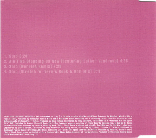 Spice Girls : Stop (CD, Single)