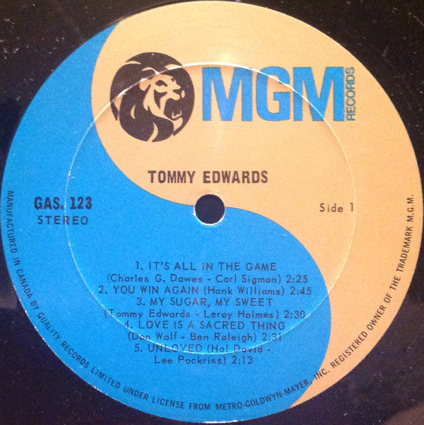 Tommy Edwards : Tommy Edwards (LP, Comp)