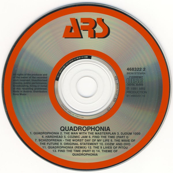 Quadrophonia : Cozmic Jam (CD, Album)