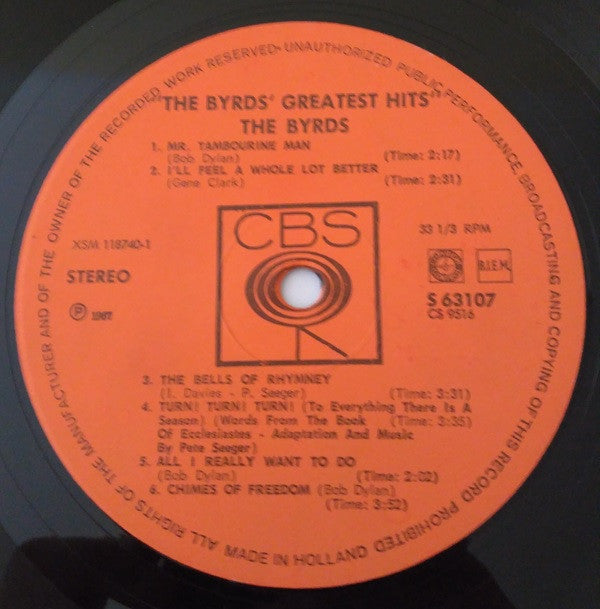 The Byrds : The Byrds' Greatest Hits (LP, Comp)